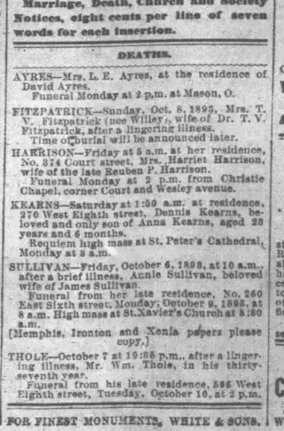 other Newspaper clipping from Oct 9, 1893 5851641