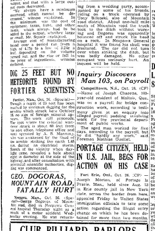 other Newspaper clipping from Oct 26, 1935 5851671