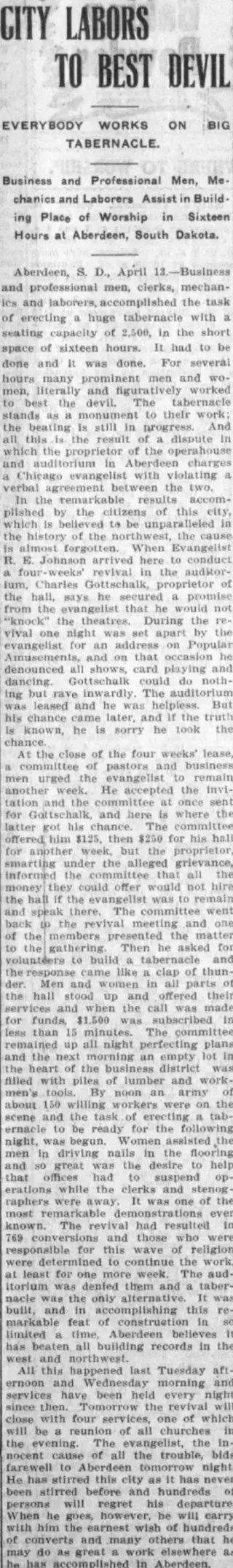 other Newspaper clipping from Apr 13, 1907 5851826