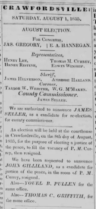 Political Newspaper clipping from Aug 1, 1835 5851832