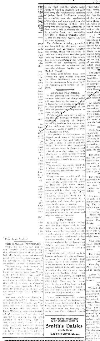 other Newspaper clipping from Jan 23, 1908 5852301