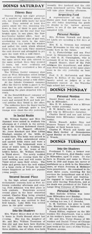 other Newspaper clipping from May 6, 1910 5852909