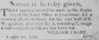 other Newspaper clipping from Aug 17, 1820 5853606
