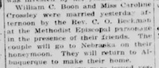 Marriage Newspaper clipping from Jun 1, 1917 5853850