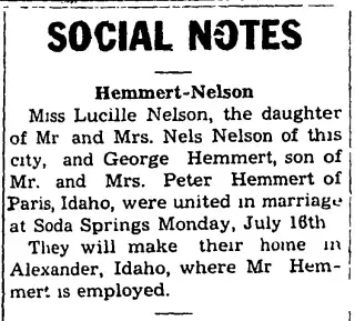 Marriage Newspaper clipping from Jul 12, 1935 5853919