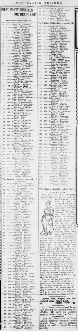 other Newspaper clipping from Aug 3, 1917 5854299