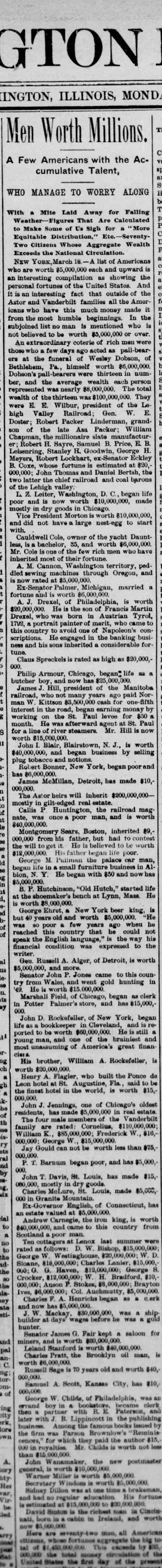 other Newspaper clipping from Mar 18, 1889 5854306