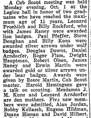 other Newspaper clipping from Oct 10, 1951 5854360