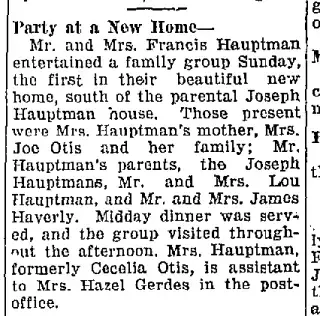 other Newspaper clipping from Oct 8, 1936 5854429