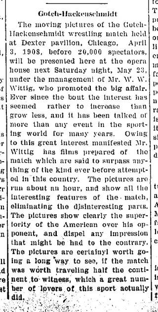 other Newspaper clipping from May 22, 1908 5854657