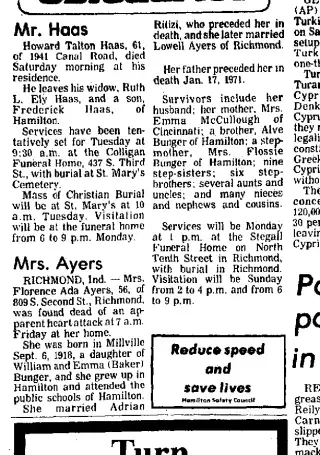 other Newspaper clipping from Aug 11, 1974 5855756