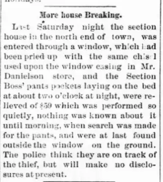 other Newspaper clipping from Oct 24, 1883 5856139