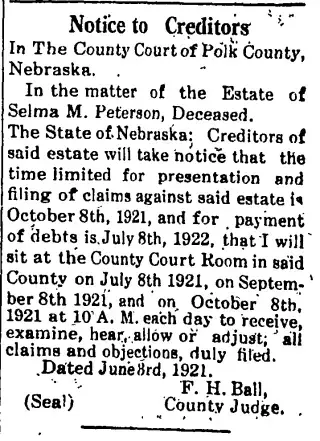other Newspaper clipping from Jun 9, 1921 5856516