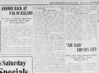 other Newspaper clipping from Sep 3, 1926 5856905