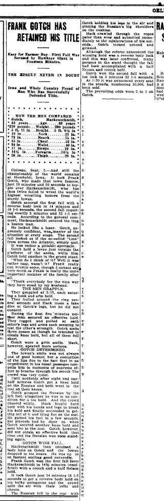 other Newspaper clipping from Sep 5, 1911 5856979
