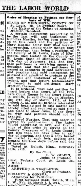 other Newspaper clipping from Mar 1, 1913 5857563
