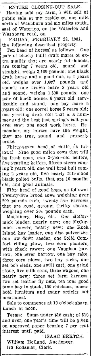 other Newspaper clipping from Feb 3, 1901 5857653