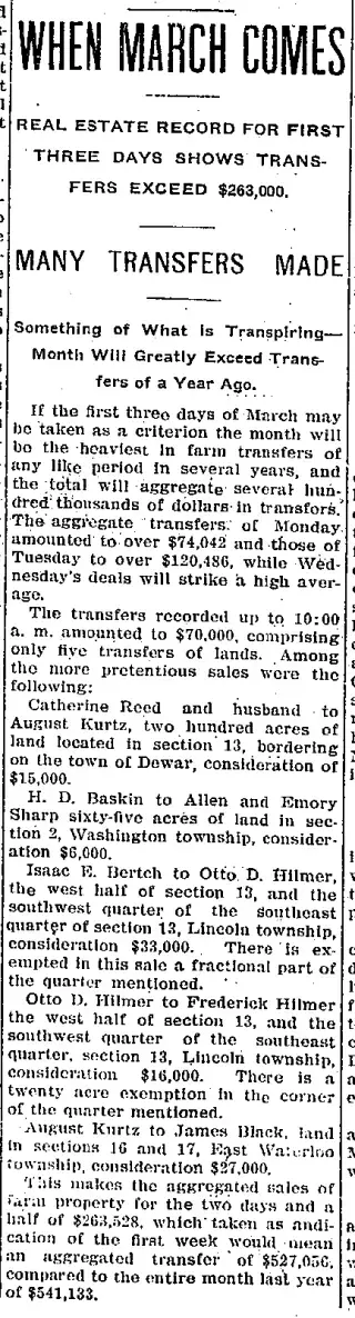 other Newspaper clipping from Mar 6, 1908 5857743