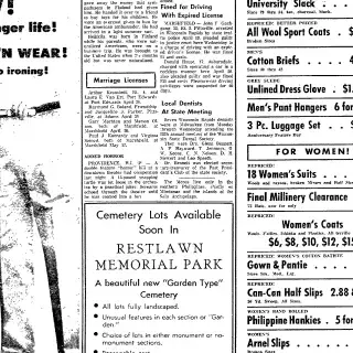 Marriage Newspaper clipping from Apr 24, 1958 5858282