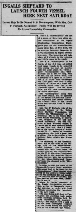 other Newspaper clipping from Dec 13, 1940 5858472