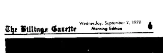other Newspaper clipping from Sep 2, 1970 5858503