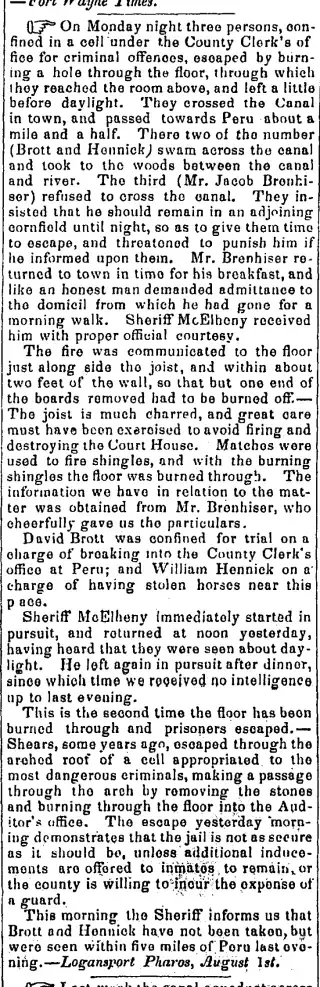 other Newspaper clipping from Aug 9, 1855 5858594