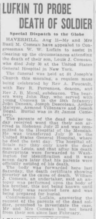 other Newspaper clipping from Aug 12, 1919 5858896