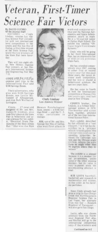 other Newspaper clipping from Apr 15, 1973 5858960