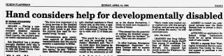 other Newspaper clipping from Apr 10, 1994 5859197