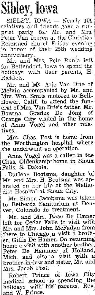 other Newspaper clipping from Dec 30, 1954 5859323