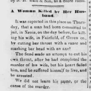 Crime Newspaper clipping from Jun 23, 1849 5860475