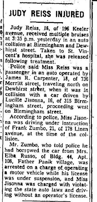 General news Newspaper clipping from Nov 19, 1956 5860902