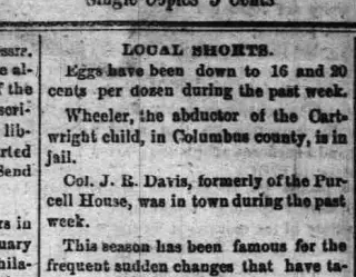 other Newspaper clipping from Jan 29, 1882 5860984