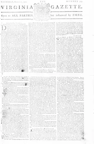 other Newspaper clipping from Mar 12, 1772 5861117