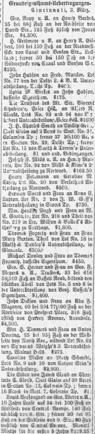 other Newspaper clipping from Mar 4, 1885 5861270
