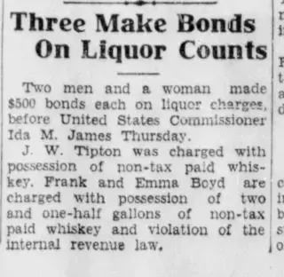 Crime Newspaper clipping from Jan 3, 1936 5861484