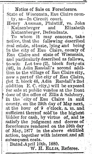 Business Newspaper clipping from May 13, 1880 5861670
