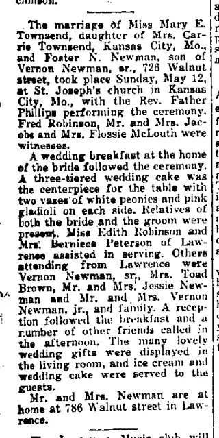 other Newspaper clipping from May 17, 1946 5862423