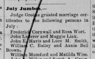other Newspaper clipping from Aug 2, 1883 5862455