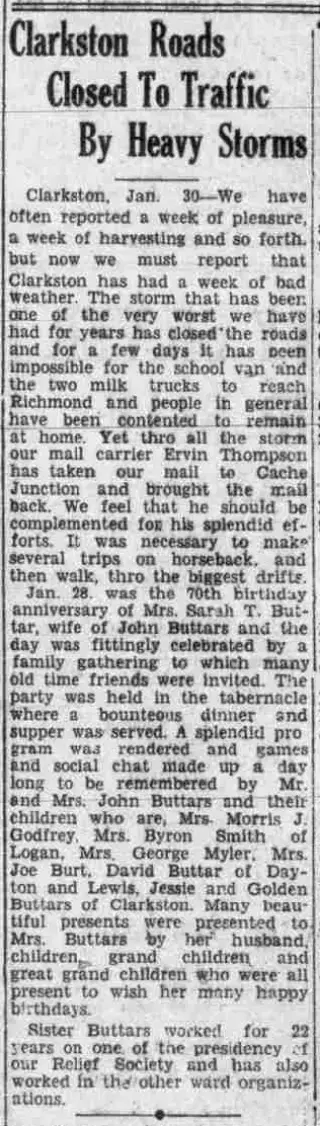 Anniversary Newspaper clipping from Jan 30, 1929 5862701