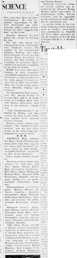 other Newspaper clipping from Mar 23, 1958 5863111