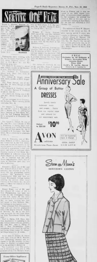other Newspaper clipping from Nov 10, 1961 5863177