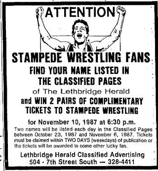 other Newspaper clipping from Oct 23, 1987 5863694