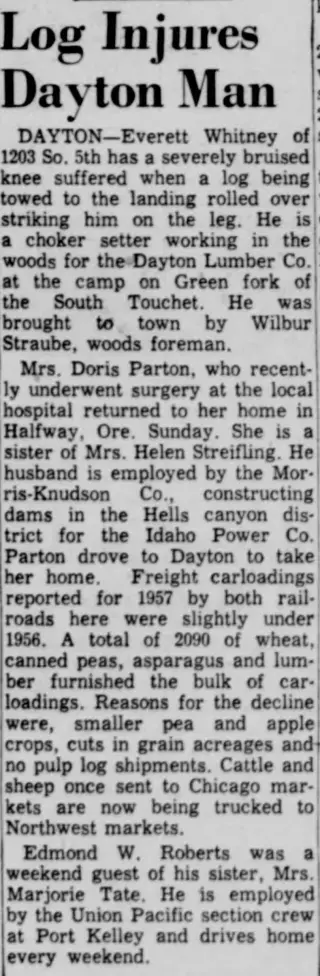 other Newspaper clipping from Jan 21, 1958 5864050