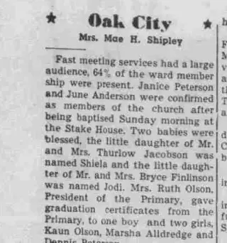 Birth Newspaper clipping from Dec 6, 1956 5864399