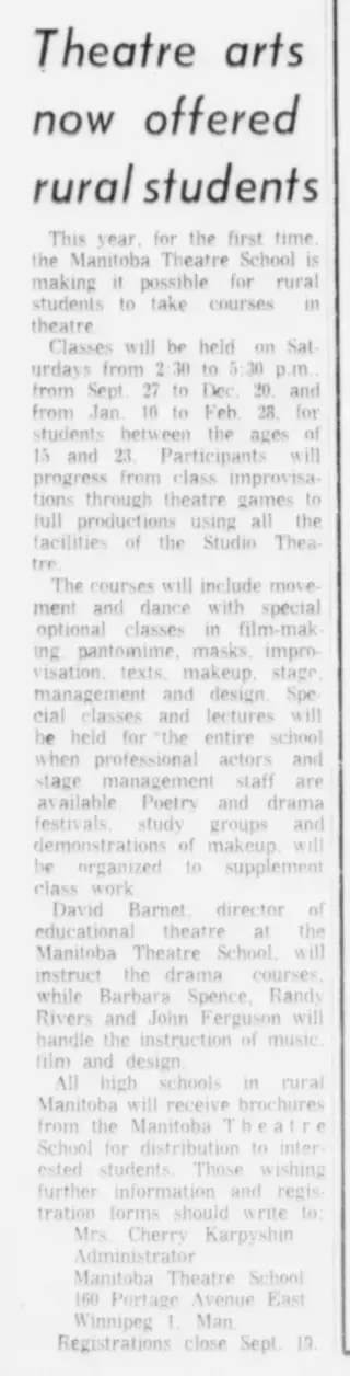 other Newspaper clipping from Sep 10, 1969 5864930