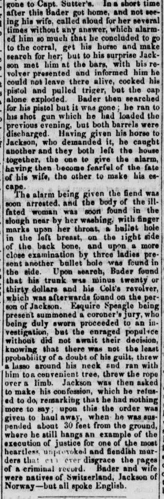 Murders Newspaper clipping from Jun 19, 1852 5865136
