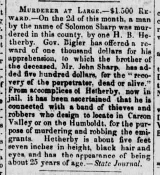 Murders Newspaper clipping from Jun 19, 1852 5865153