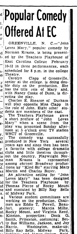other Newspaper clipping from Feb 12, 1954 5865282