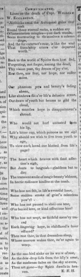 General news Newspaper clipping from Apr 7, 1838 5865533